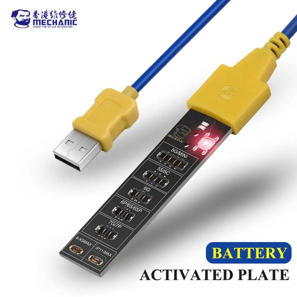 Механический аккумулятор быстрая зарядка плата активации с кабелем для iPhone X/XR/Xs