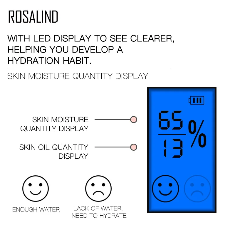 ROSALIND спа пароварка для лица нано распылитель тумана увлажняющий уход за кожей