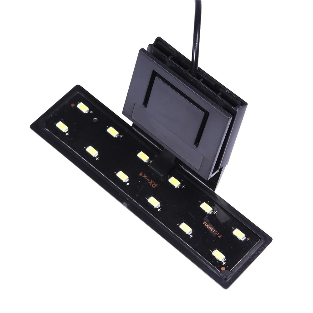 5 Вт Светодиодный светильник высокого Декор Яркость гибкий зажим лампы аквариума