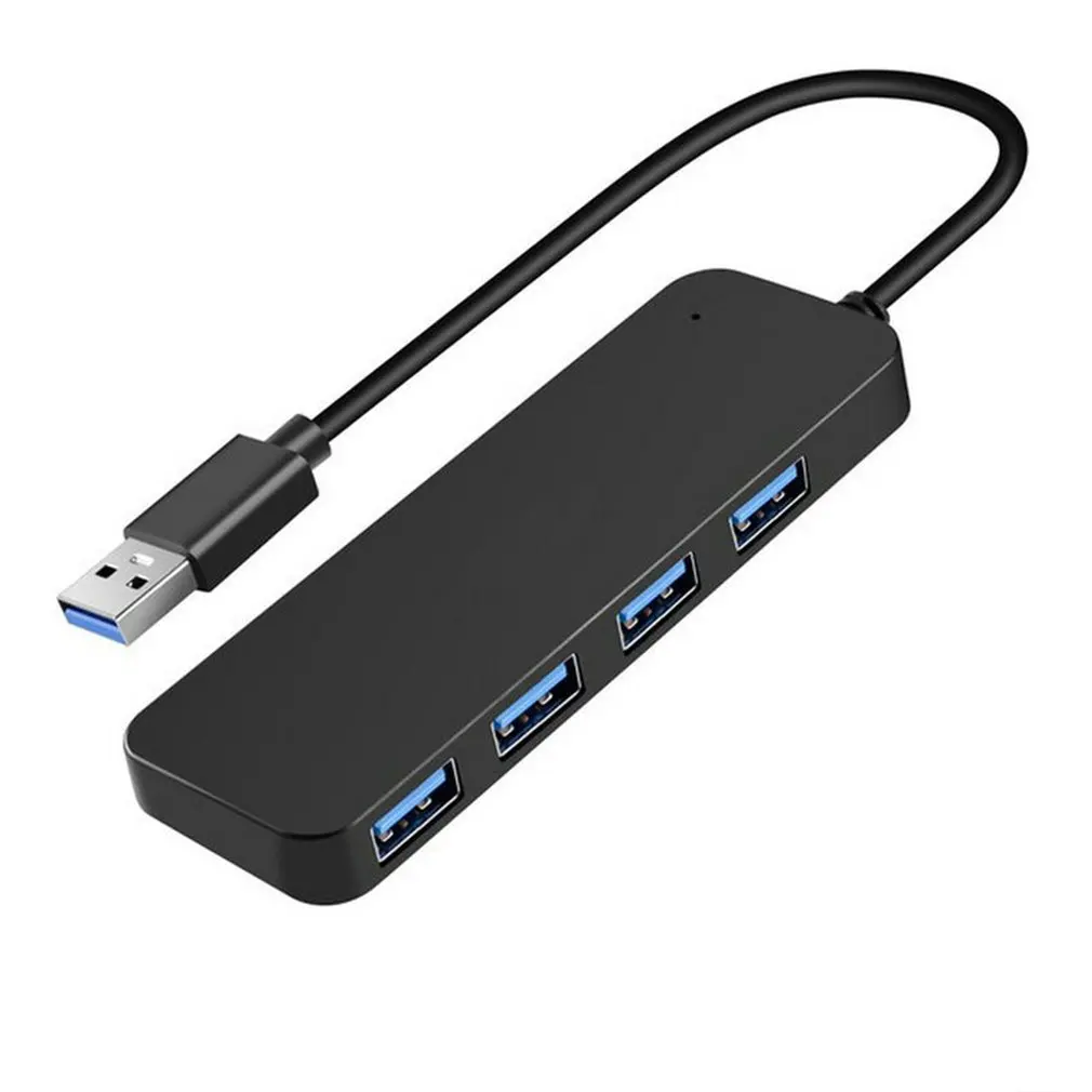 

4-Port USB 3.0 Hub Ultra-Slim USB 3.0 Hub Compatible For MacBook Mac Pro Mac Mini Surface Pro XPS PC Flash Drive Mobile HDD