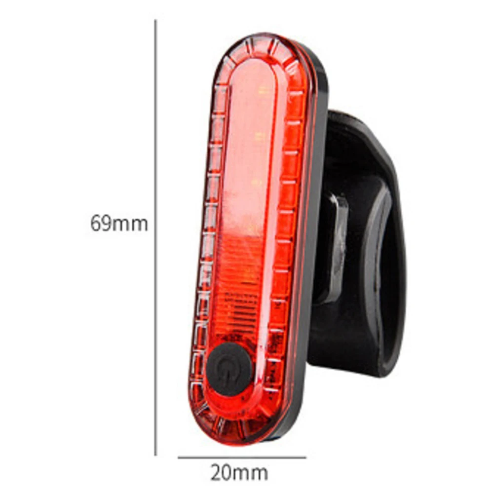 

1 Set Bicycle Light Set 4 Modes LED USB Rechargeable Digital Display Bike Light Flashlight Cycling Accessories