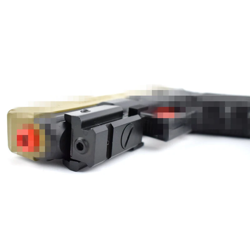 Тактический мини пистолет с лазерным прицелом Glock 17 19 20 22 23 31 32 считывающий