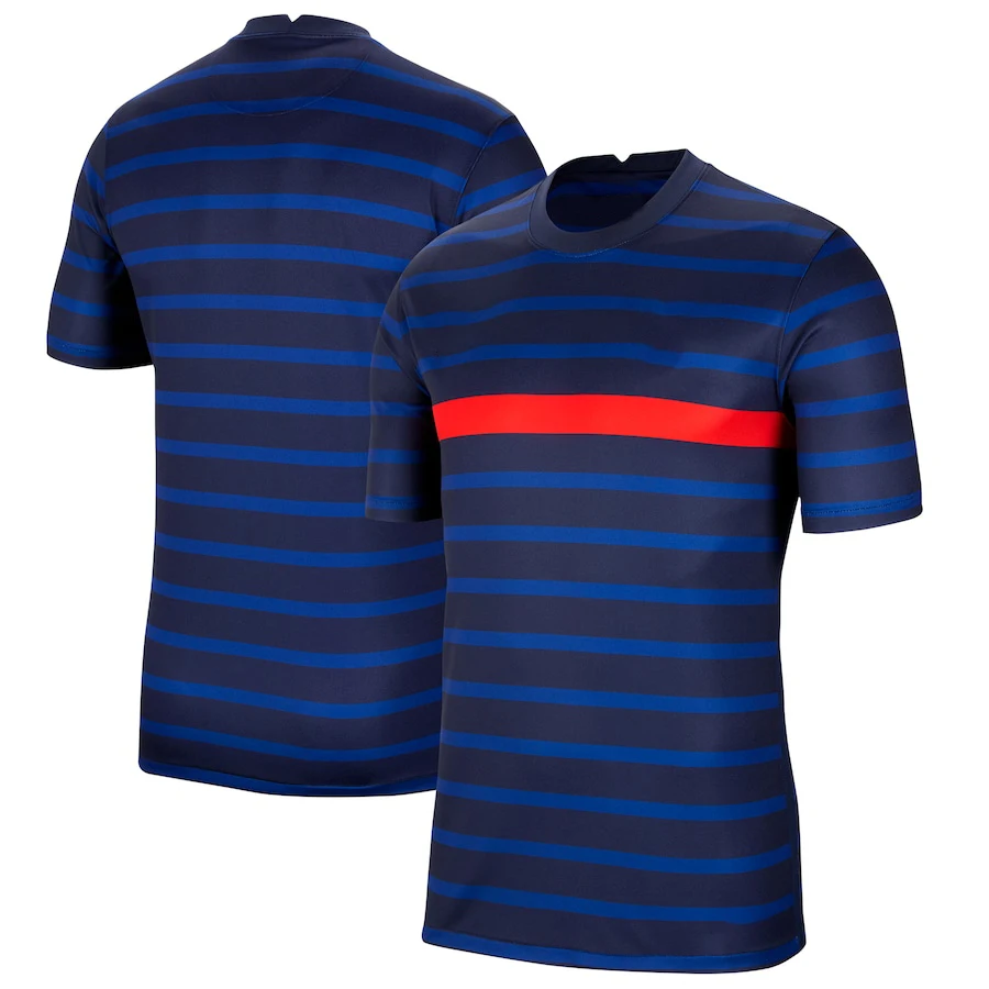 

2020 21 Soccer Jersey France Fans Jerseys Customized Benzema Giroud Kimpembe Ndombele Thaauvin Football Shirt