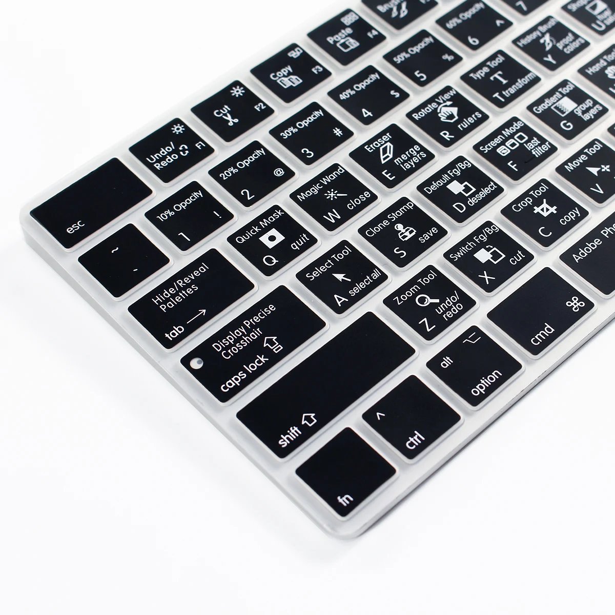 HRH фотошоп PS Hotkey Пыленепроницаемая силиконовая клавиатура защитная пленка для Apple Magic A1644 MLA22B/A US клавиатуры