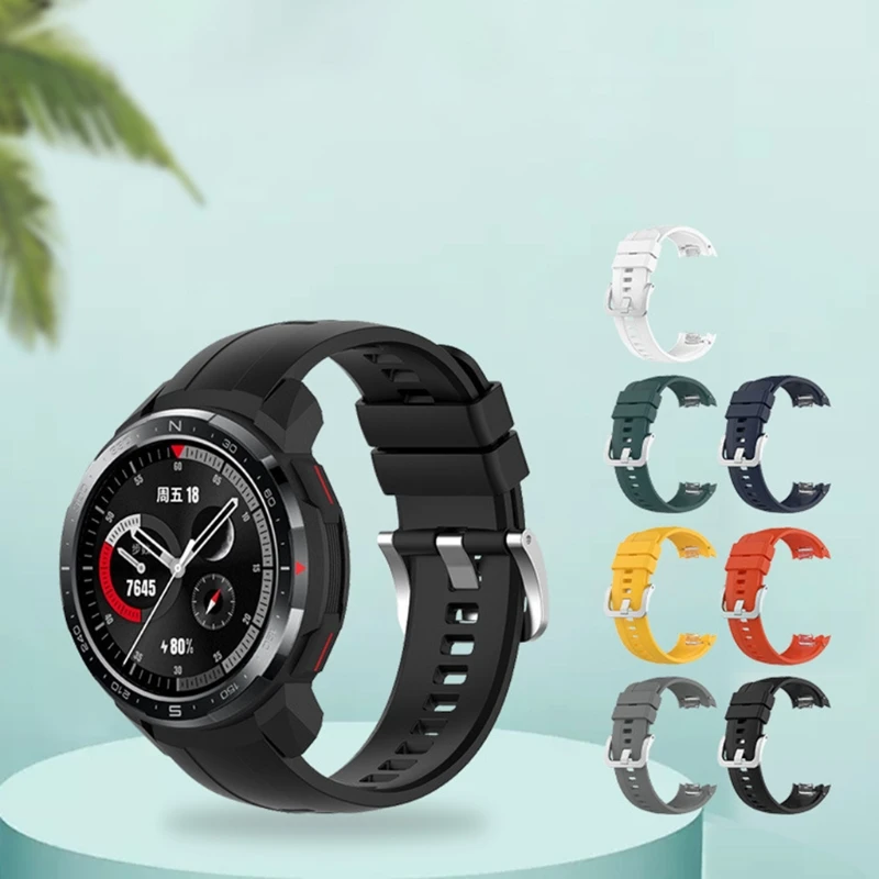 Silicone Smart Watch Band Sport Wrist Strap Bracelet Replacement for huawei Honor GS Pro