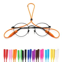 earmuffs candy color elastic silicone eyeglasses straps sunglasses chain sports anti slip string glasses ropes band cord holder