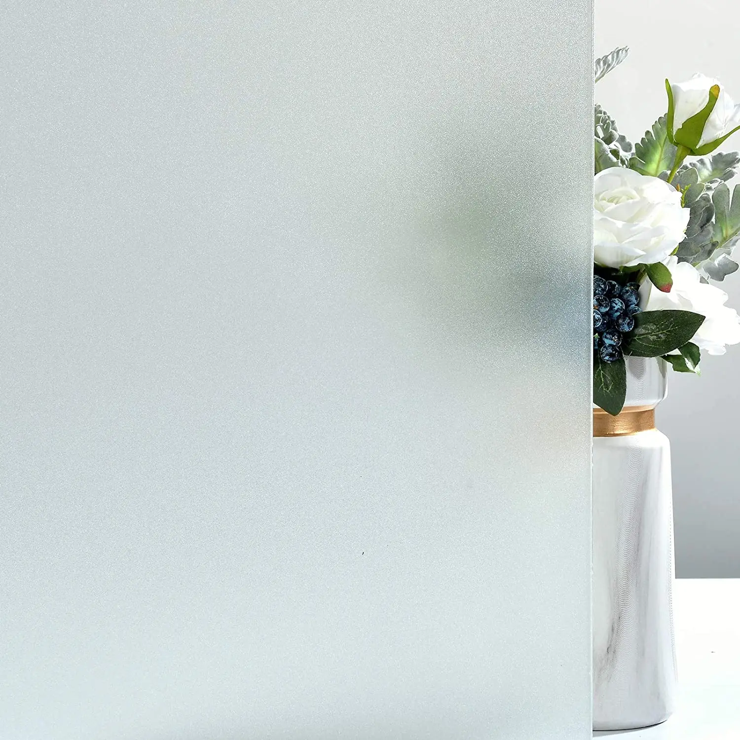 Матовая однотонная матовая оконная пленка виниловая самоклеящаяся для