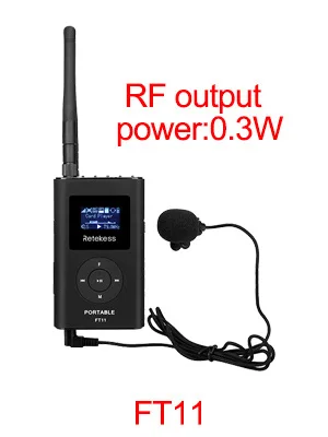 0,6 Вт 1 FM передатчик TR504+ 10 FM радио приемник PR13 Беспроводная система гида для направляющей церковной встречи система перевода