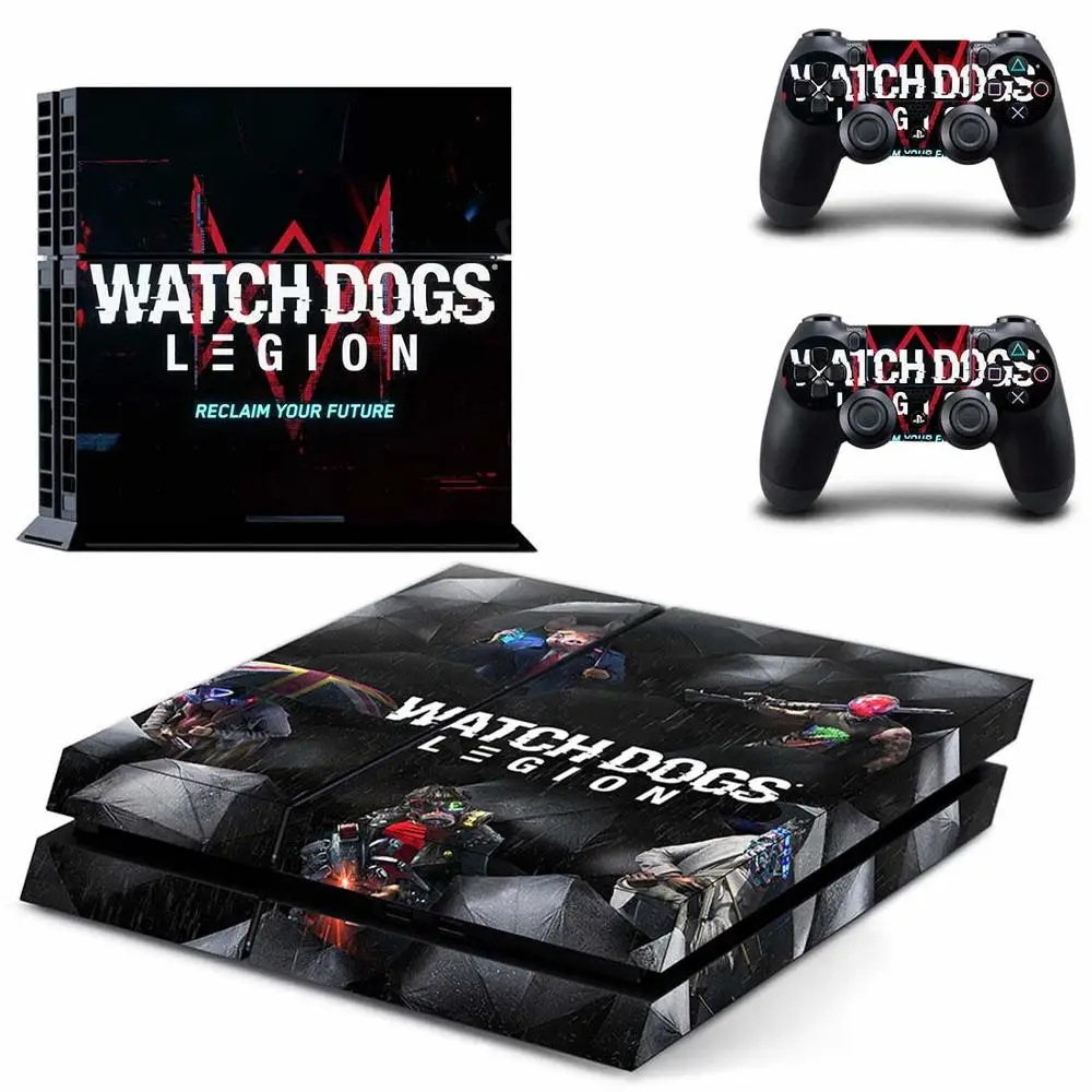 Наклейка s Watch Dogs: Legion наклейка для PS4 PS 4 виниловая Play station Pegatinas консоли playstation и 2