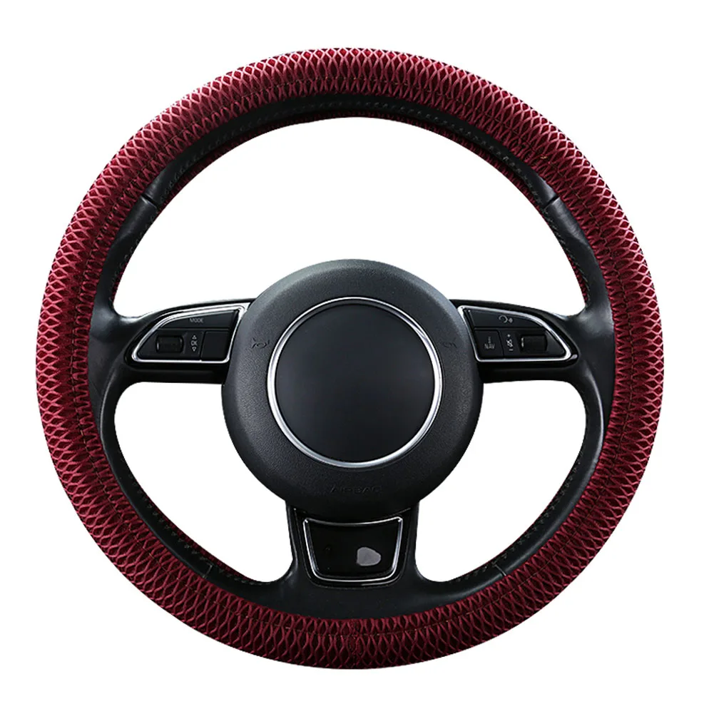 Новый всесезонный Универсальный Набор чехлов для руля из ледяного шелка