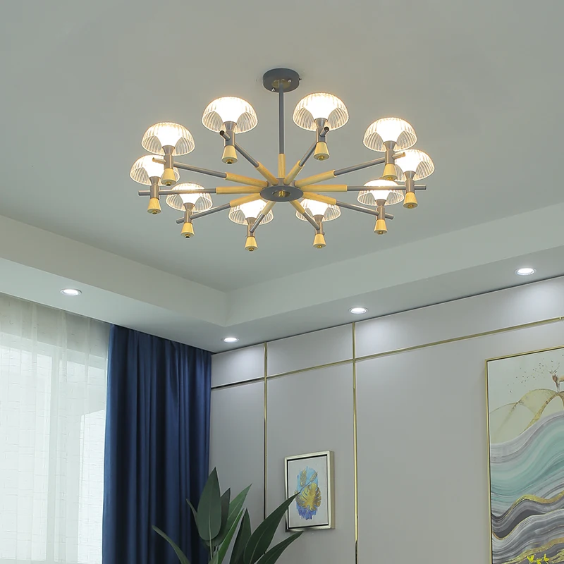

Nordic Luxury Jellyfish LED Chandelier Modern Minimalist Living Room Ceiling Decoration Lamp Dining Home Bedroom Lights Lighting