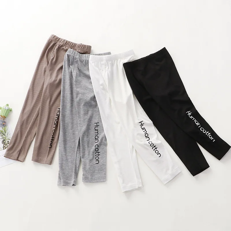 

Lucashy Baby Girls Boys Stretch Leggings Spring Autumn Kids Girls Cotton High Waist Long Trousers Children's Pant