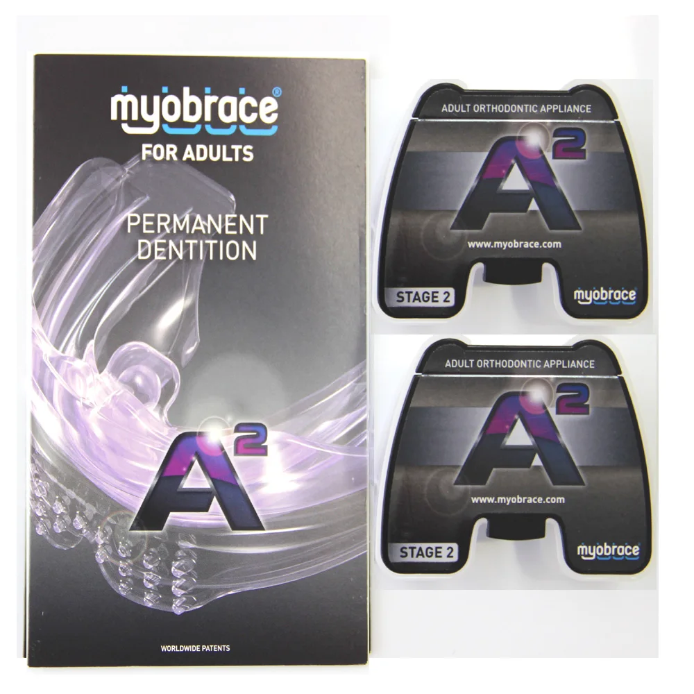 Оригинальный myobrace количество тренер A2 зубной ортодонтический бытовой