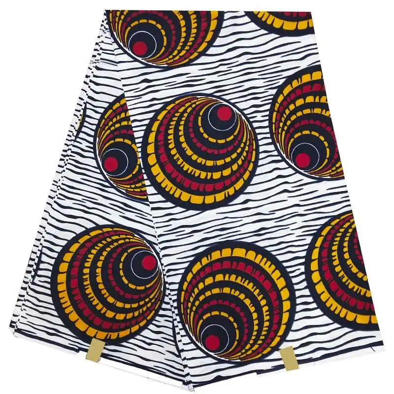 Большой круг африканская вощеная ткань принтом ткани оптом нигерийские