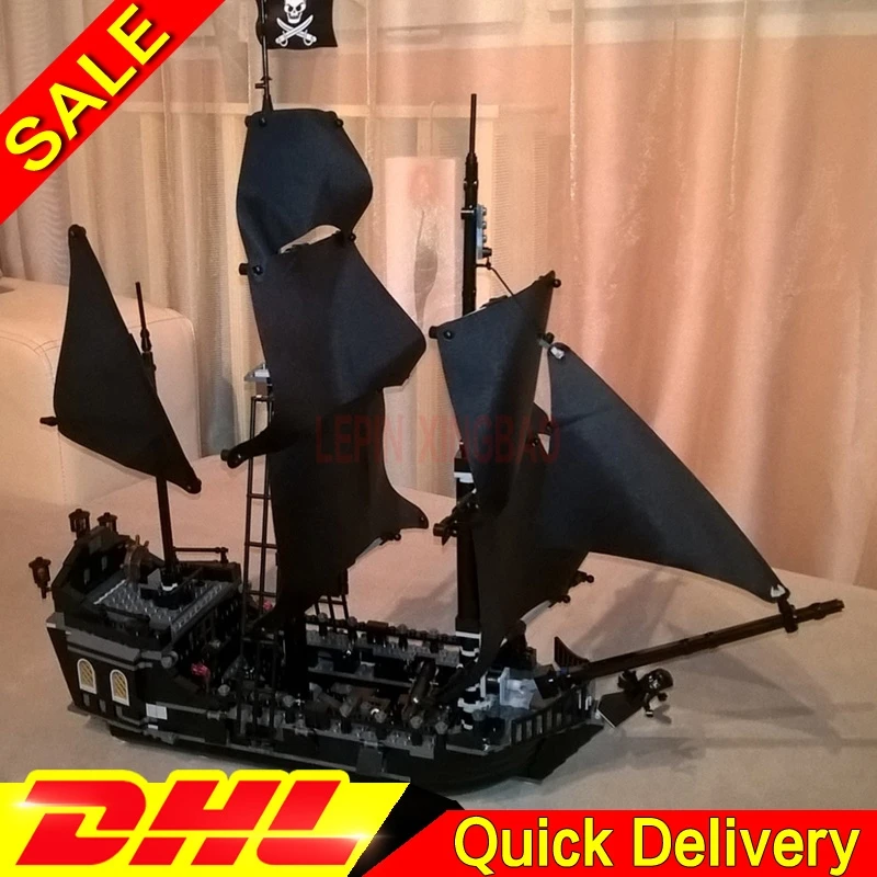 LP 16006 Пираты Карибского моря Черная жемчужина строительные модели блоки Набор