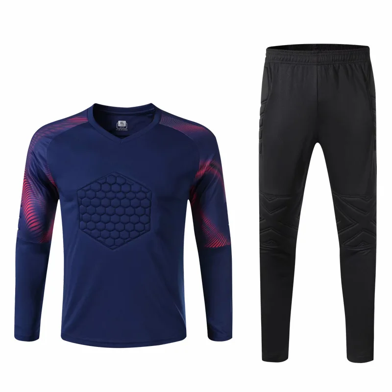 Мужской/женский плотный дышащий костюм вратаря баскетбольная кофта с длинным