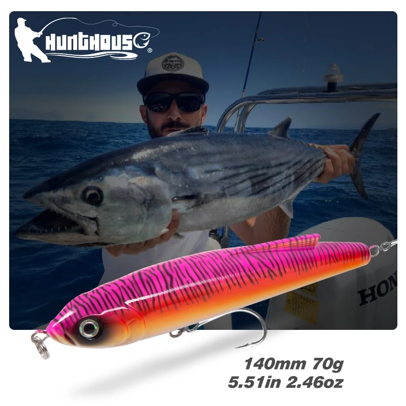Приманка карандаш Hunthouse GT приманки для тунца Тонущая жесткая приманка блесна 140
