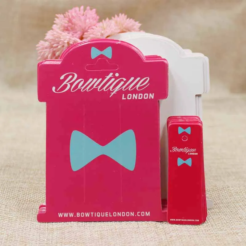 Логотип на заказ полноцветная печать аксессуары для волос карта дисплея 1000 шт. +