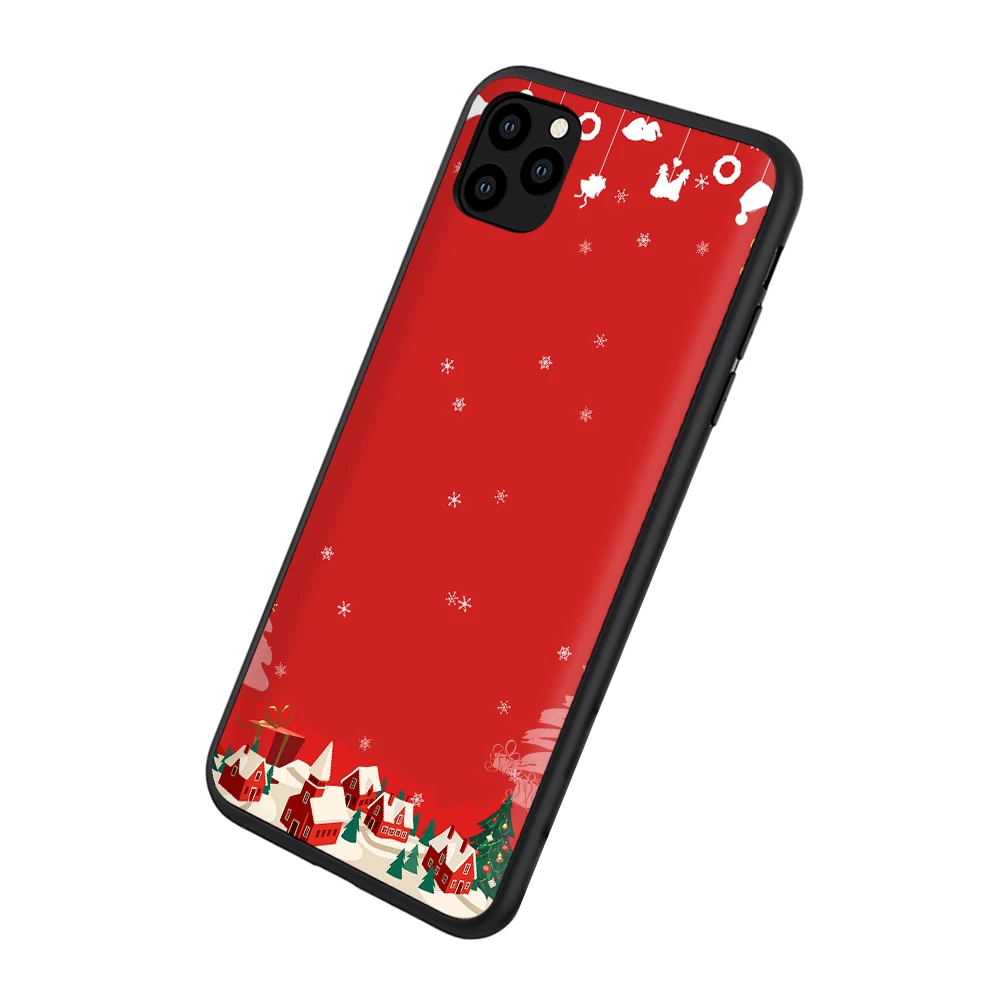 WEBBEDEPP Cartoon Santa Claus Christmas Soft Silicone Case for Apple iPhone 11 Pro XS Max XR X 8 7 6S 6 Plus 5 5S SE Back Shell | Мобильные
