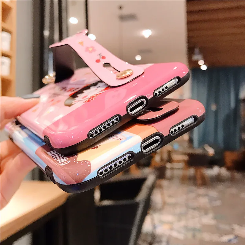 Розовый мягкий IMD чехол для iPhone XS Max XR X 11 Pro 8 7 Plus задняя крышка телефона s |