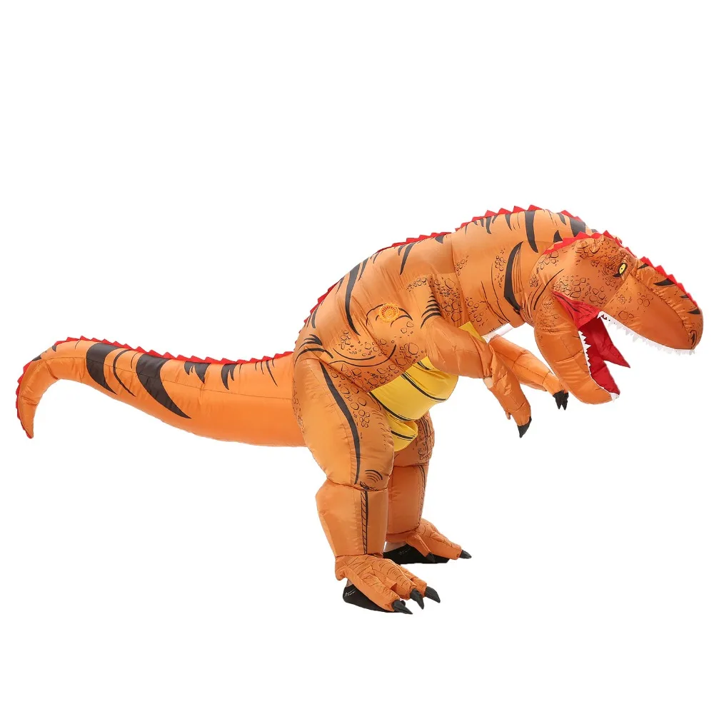 JYZCOS динозавр T REX надувной костюм для женщин и мужчин Детский карнавальный костюм для Хэллоуина карнавальный костюм талисман вечерние Purim костюм