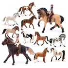 Модель 2021 года, имитация конного сада, лошади, фермы, модели животных, фигурки героев, игрушки, украшения, Игрушки для раннего развития, подарок для детей