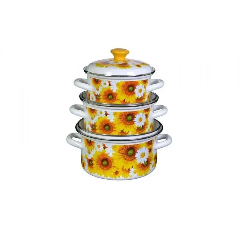 Набор кастрюль КМЗ Солнечная долина 1 6 предметов|Наборы посуды| |