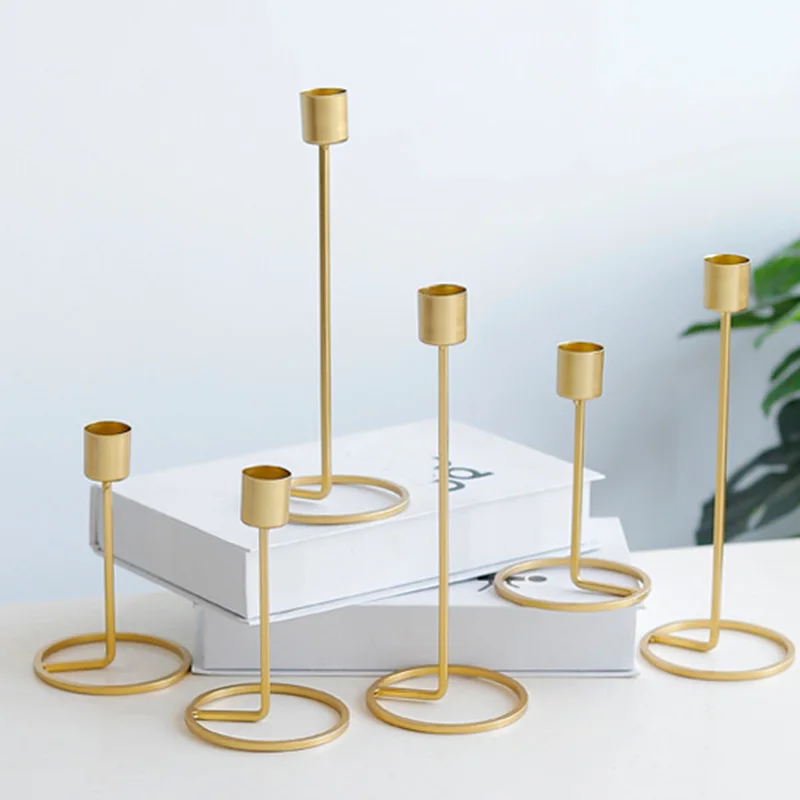 Высокий канделябр хрустальная люстра Votive старинный держатель для свечей