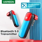 UGREEN переключатель Bluetooth 5,0 аудио 3,5 мм Передатчик Адаптер для приемника Nintendo переключатель APTX LL беспроводной передатчик