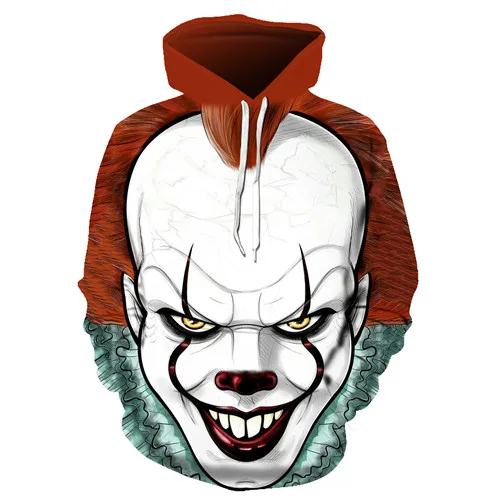 Хит продаж Мужской и Женский Повседневный свитер с объемной цифровой печатью