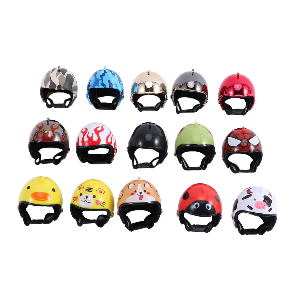 Прекрасный мини курица шлем мелких животных каску Красочные птица утка