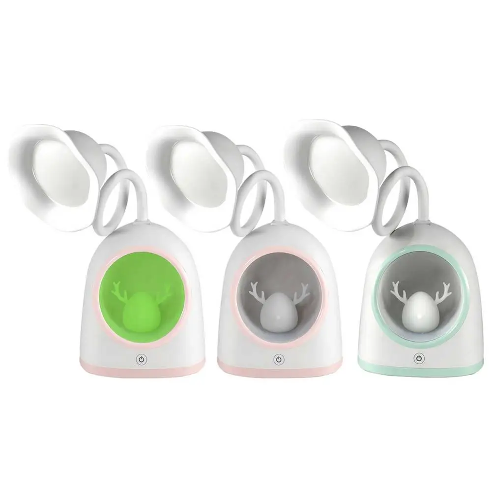 

Многофункциональный уникальный олень настольная лампа вращение на 360 градусов настольный светильник 2 светильник цвет прекрасный Ночной с...