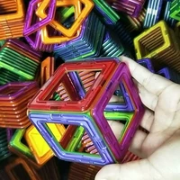 30pcs big size magnetic building blocks triangle square bricks magnetic designer construction toys for children kids gifts