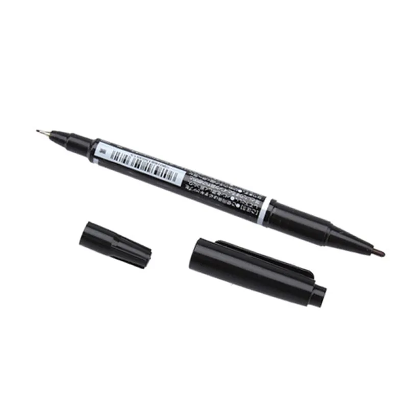 3 Pcs/Set CD-R DVD-R Media Disc Double Head Marker Pen Writing Student marker School office Stationery Supplies | Канцтовары для