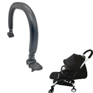 Аксессуары для детской коляски, кожаный подлокотник для Babyzenes Yoyo или EVA, поручень-бампер для Yoya Babytime Babysing Pram