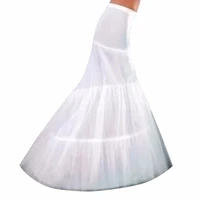 wedding accessories mermaid petticoats length underskirt crinoline bridal tulle size