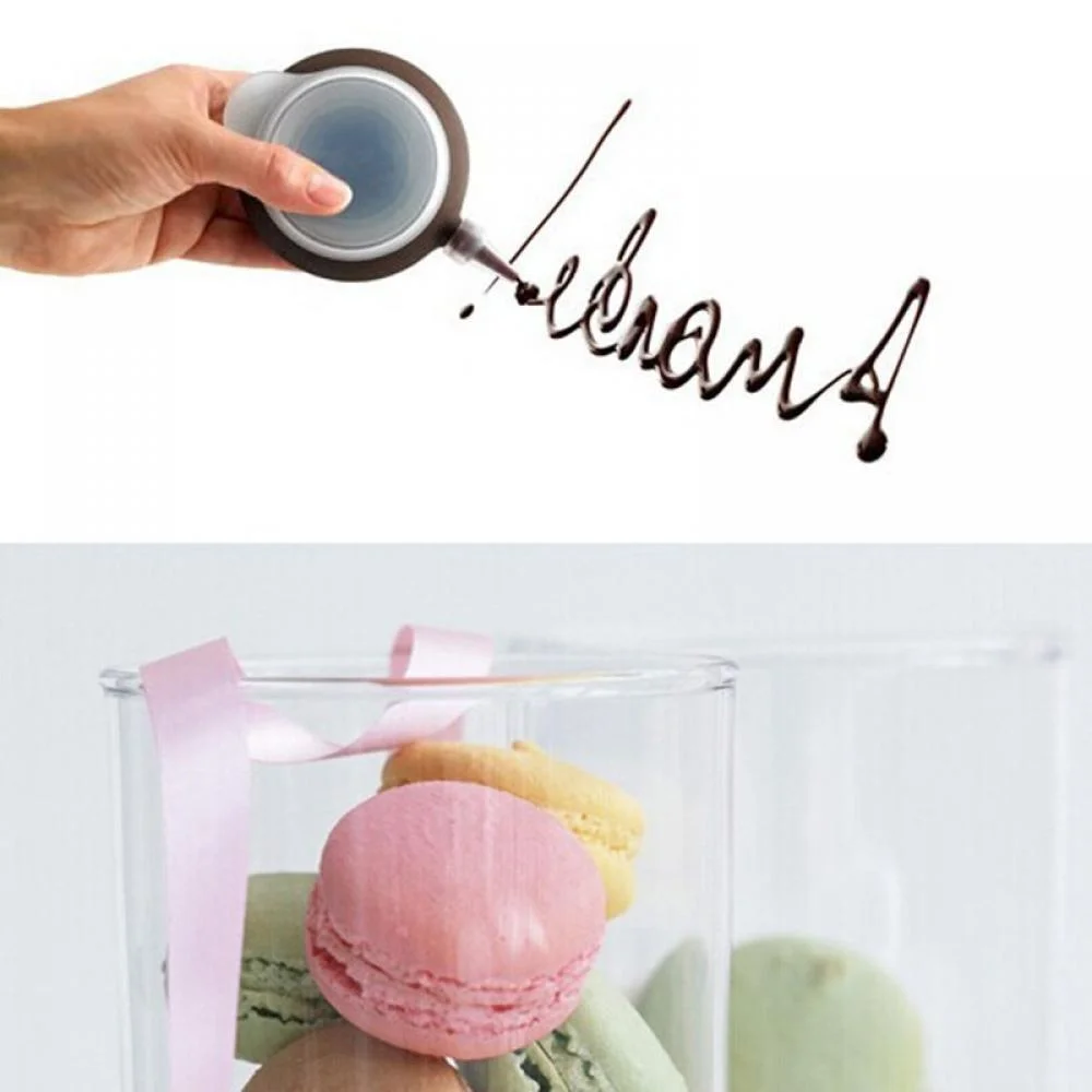 Набор из 3 насадок выпечка пирожных макарон силиконовая ручка для украшения