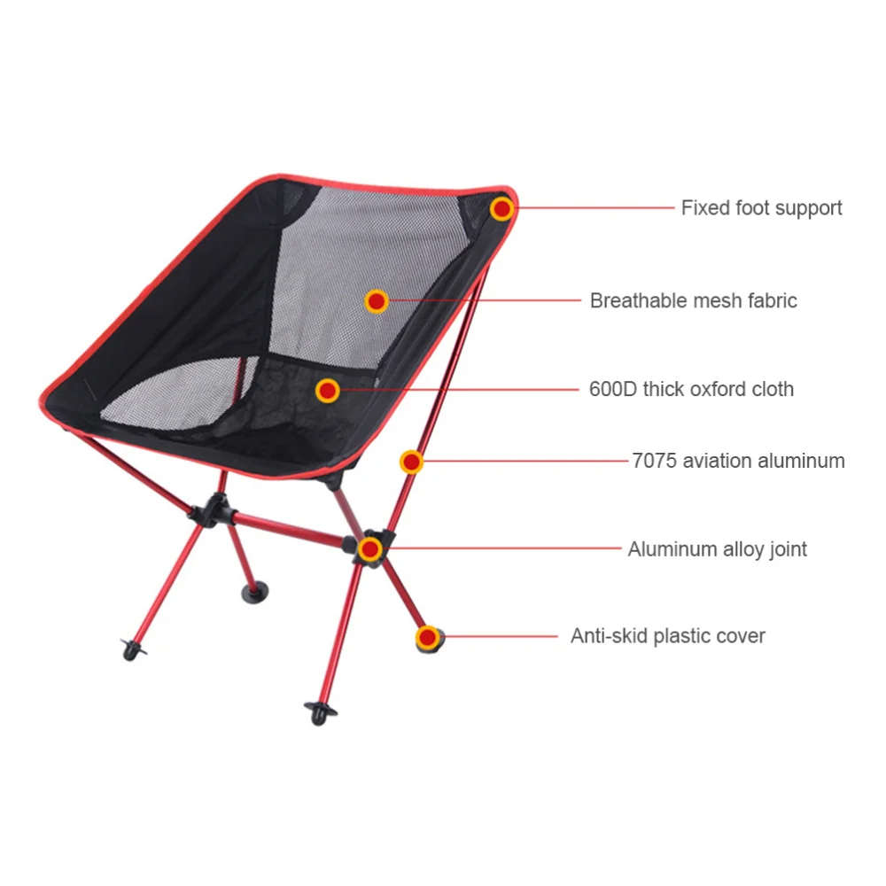 

Lightweight and Foldable Casual Chair for Fishing Hiking Fishing Backpacking (Green)