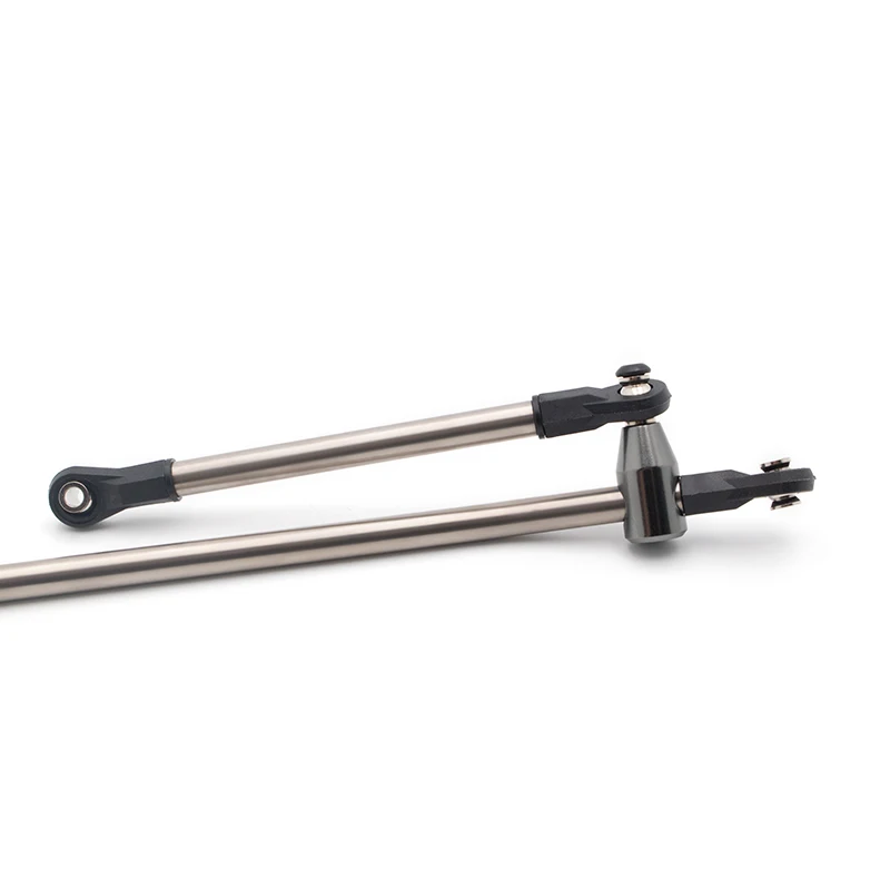 Varilla de amarre de Metal para coche teledirigido, varilla de empuje de direcci&oacute;n Wraith Axial de aleaci&oacute;n de titanio de 6mm, varilla de tracci&oacute;n de actualizaci&oacute;n para conectores de coches teledirigidos-2