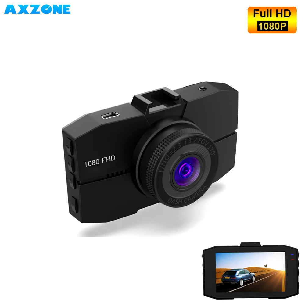Видеорегистратор C1 Full HD 1080P черный автомобильный мини регистратор с датчиком