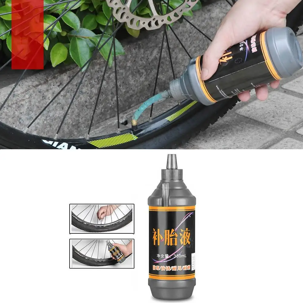 380ML Vacuum Tire Inner Tube Repair Glue Car Motorcycle Mountain Bike Universal Sealant Fluid |