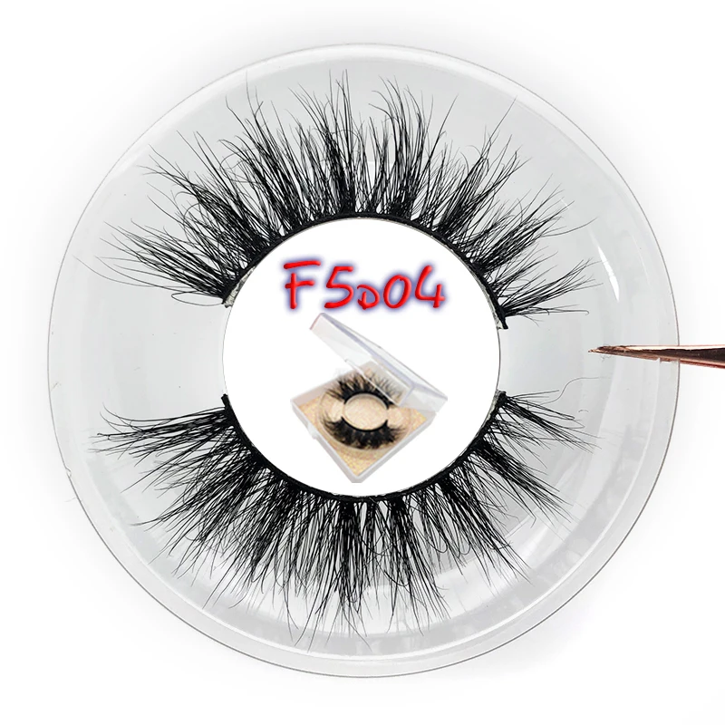 F5D04 Mikiwi Maquillaje 5d норковые ресницы «maquiagem» макияж блестящий чехол длинные драматические макияж ресницы натуральные Стили 3D искусственный лахес Cils - Цвет: F5D04