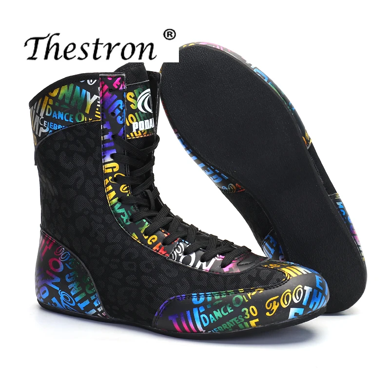 2021 Training Wrestling Boxing Shoes Men's Professional Boxing Sports Shoes Spring Mesh Breathable Fitness Shoes Weightlifting