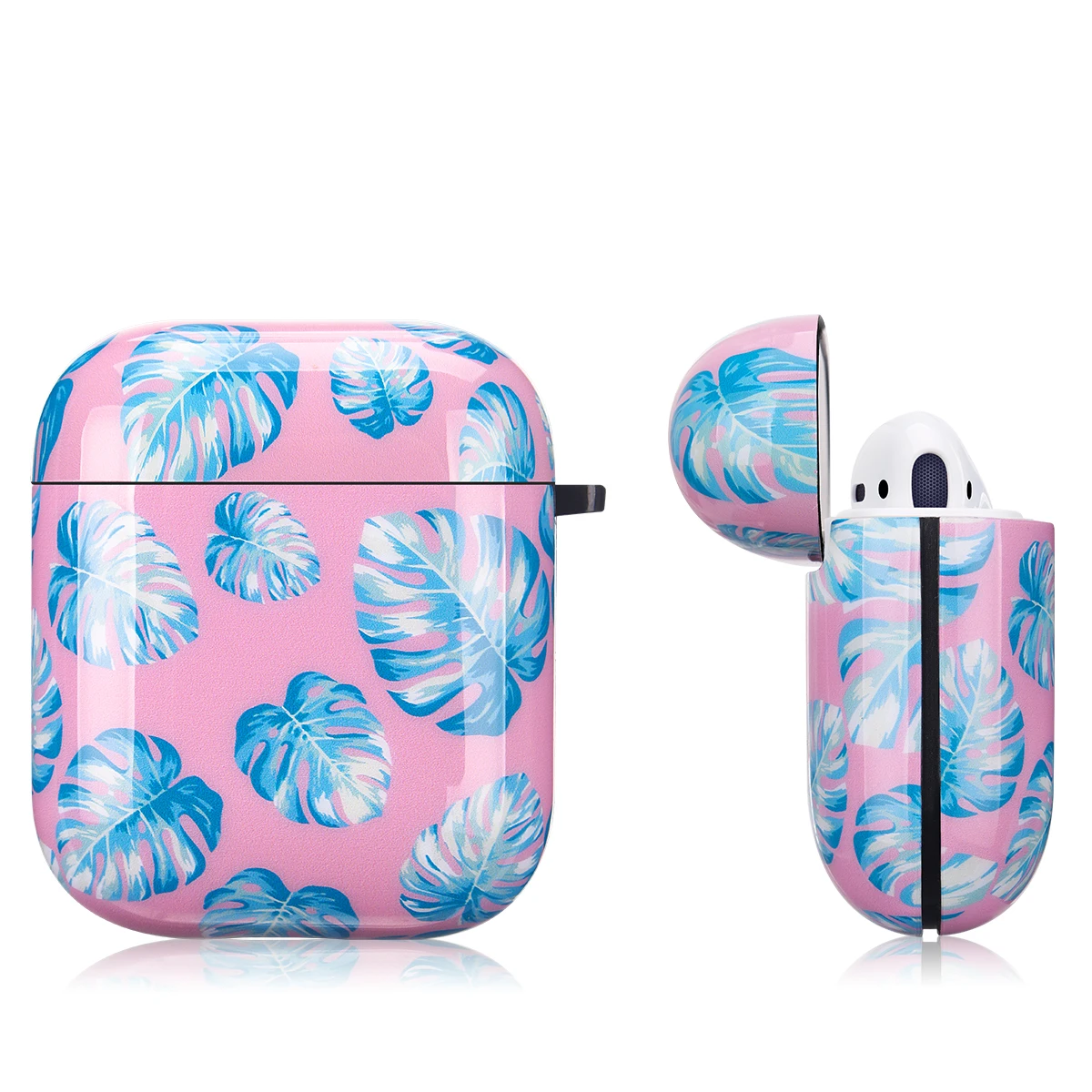 Netarlier беспроводной Bluetooth чехол для наушников для Apple AirPods 1 2 банановый лист глянцевый мягкий защитный IMD чехол с вешалкой крюк