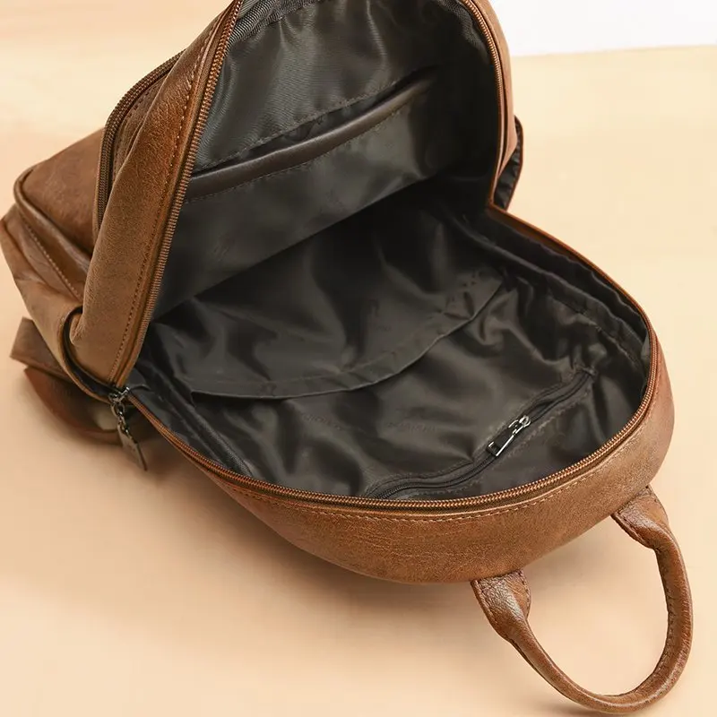 Новый женский винтажный рюкзак женские кожаные рюкзаки школьные сумки дорожная