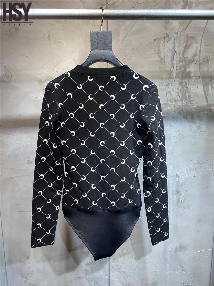 【HSY】2019 Осень Зима Новая Женская Базовая рубашка Луна мотив v-образным вырезом