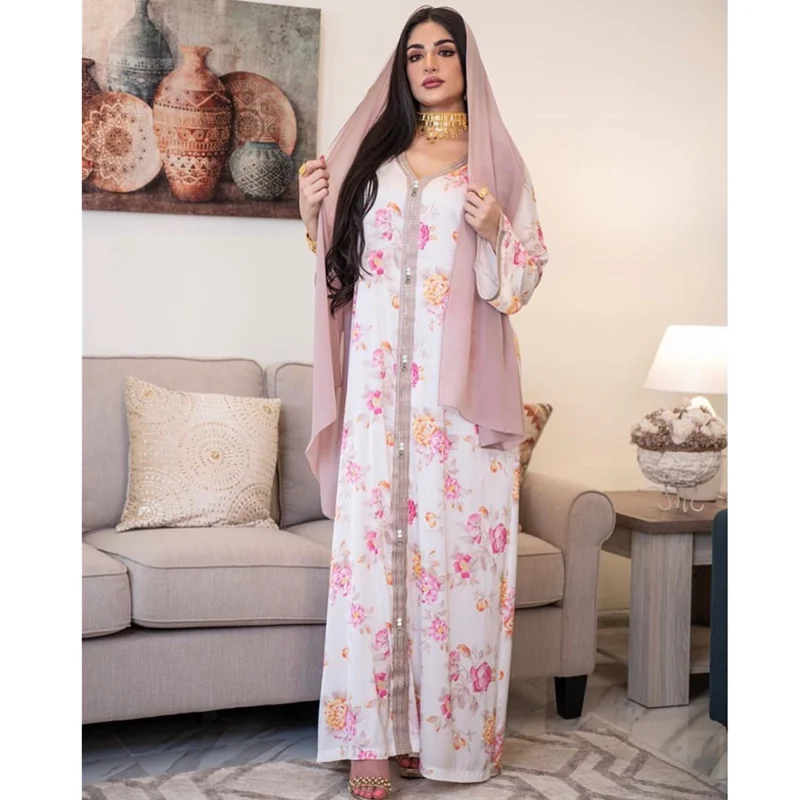 Рамадан, арабские платья для женщин, Abaya Дубай, Турция, мусульманский хиджаб, платье Caftan Marocain Djellaba, женские халаты, мусульманская одежда