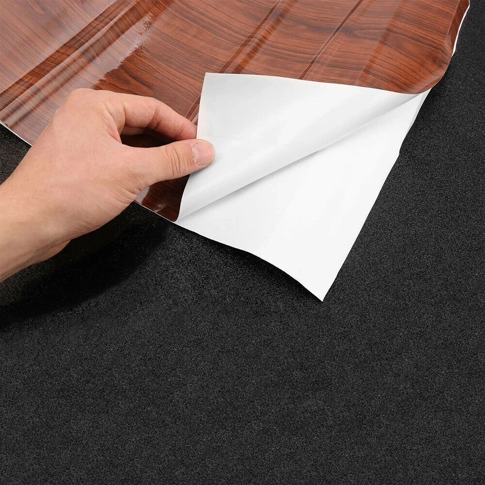 

1M Car Sticker Sheet Wood Grain Wrap Accessories Decal High Glossy Moisture proof