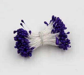 Dark purple 100 шт/партия искусственные цветы тычинки с днем рождения украшения детский душ Свадебные украшения Флорес Рождественский Декор - Цвет: Dark purple