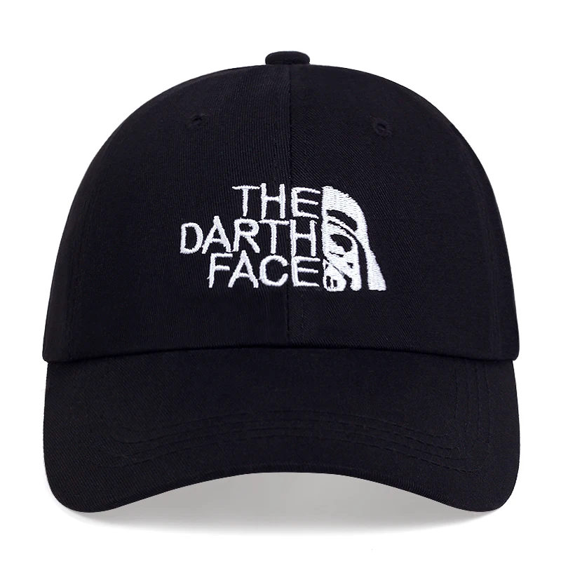 

The Darth Face Snapback Cap Cotton Embroidery Baseball Cap For Men Women Adjustable Hip Hop Dad Hat Bone Dropshipping